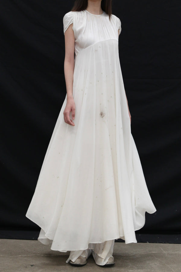 Mutedance 25 Spring/Summer Silk Corset Dress MD-MD25SS18-HOARY